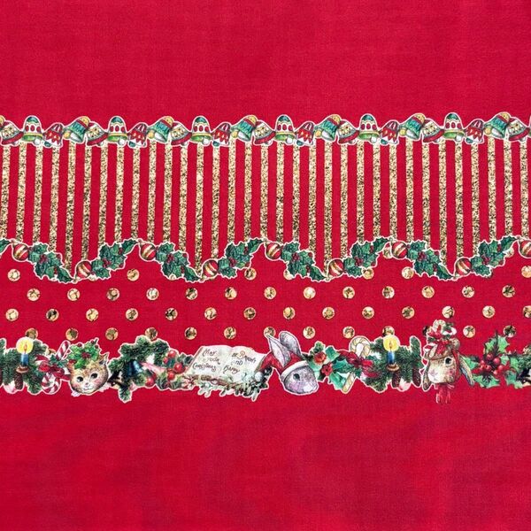 クリスマス柄セール! ジョリーフルール JOLIFLUR LA TOILE マイリトルテイラー 生地 ハギレ ハンドメイド 135