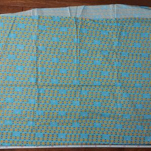 天才バカボン 水色生地 約110×360cm