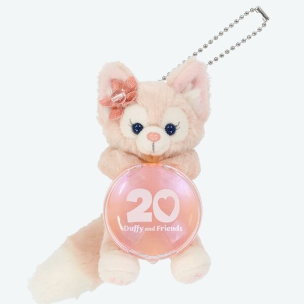 【新品未使用】ダッフィーアンドフレンズ ぬいぐるみキーチェーン リーナベル 20周年