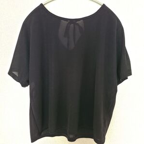 GUジーユー クイックドライヨガTシャツ スポーツウェア Mサイズ トップス半袖 黒 トップス
