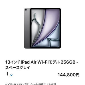 Apple 13 インチ iPad Air (M3)Liquid 256GB wifi スペースグレイ