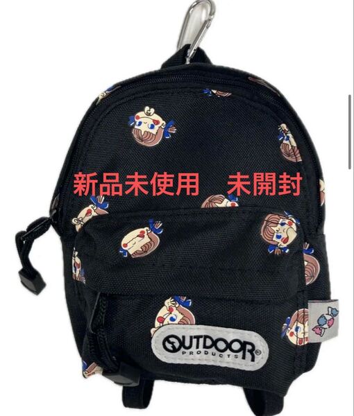 不二家 ペコちゃん リュック型ポーチ カナビラ付OUTDOOR PRODUCTS 新品未使用 未開封