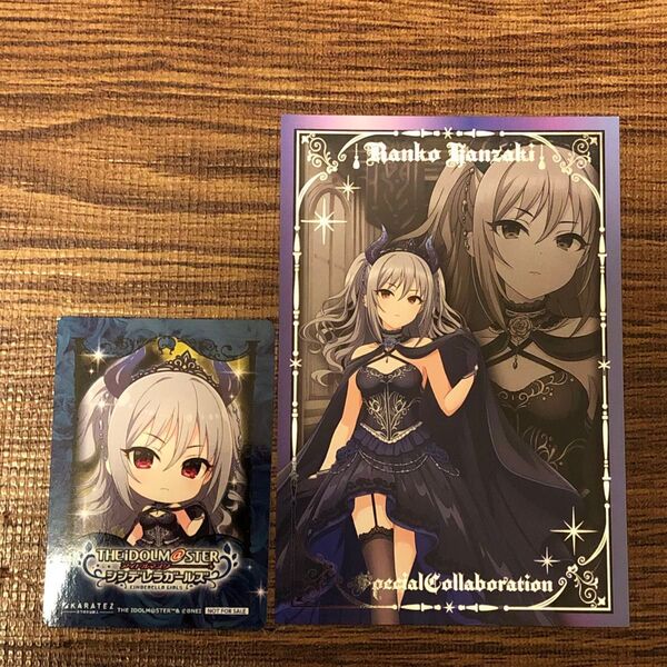 神崎蘭子 カラ鉄コラボ 箔押しポストカード ミニフォト風カード デレマス シンデレラガールズ カラオケの鉄人 アイマス
