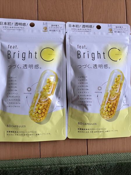 feat. Bright C カプセル 60粒 詰め替えリフィルタイプ ×2袋(フィート ブライトC) ネイチャーラボ