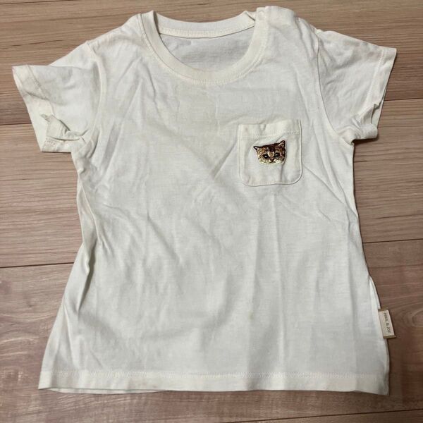 UNIQLO PAUL & JOEコラボ Tシャツ 90cm 半袖Tシャツ 胸ポケ 猫