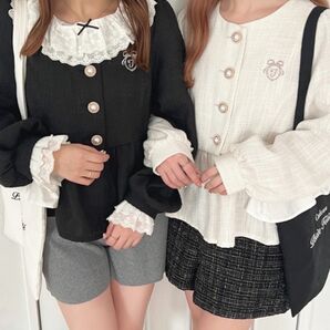 アプレージュ apresjour ツイードペプラムジャケット ジャケット
