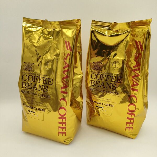 澤井珈琲 コーヒー 豆 400 g × 2 袋 珈琲 ソルブレンド 金