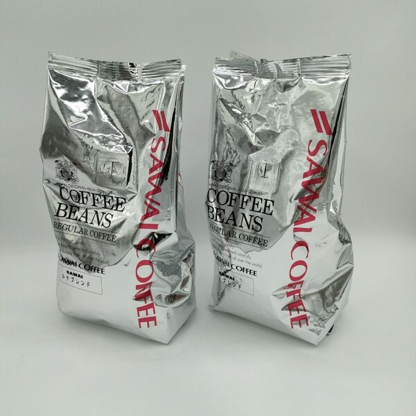澤井 珈琲 400g × 2 袋 コーヒー豆 珈琲豆 銀 ルナブレンド シルバー