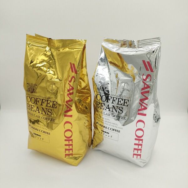 澤井 珈琲 コーヒー豆 ソルブレンド ルナブレンド 金 銀 400g × 2 袋