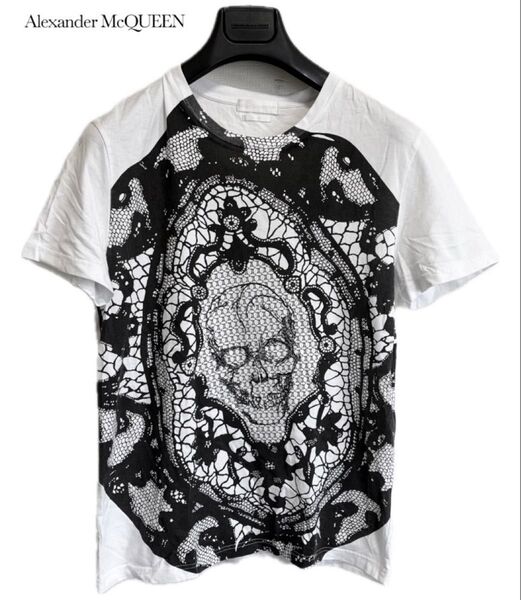 ALEXANDER MCQEEN アレキサンダーマックイーン スカルパイソン グラフィックプリント Tシャツ ITALY