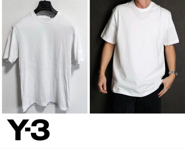 定価17,600円 Y-3 ワイスリー Yohji Yamamoto ヨウジヤマモト ×adidas RELAXED SS TEE