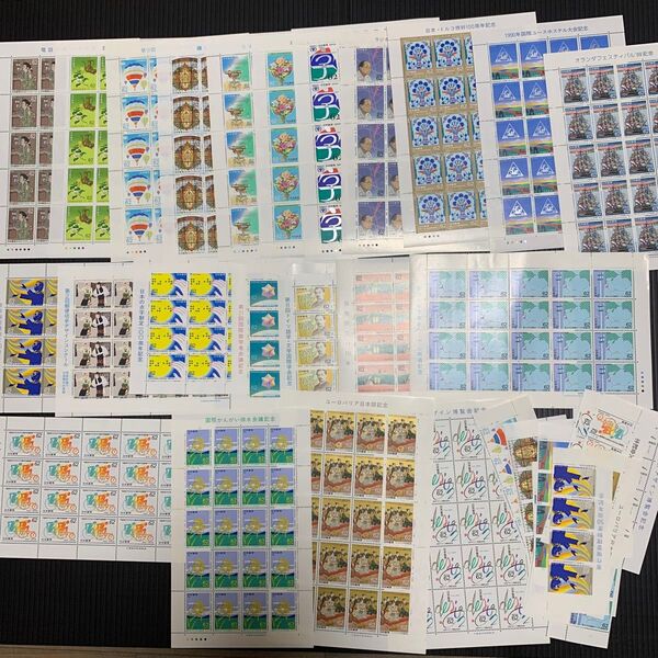 【未使用 切手】62円 記念切手 いろいろ シート切手 まとめ 31496円分