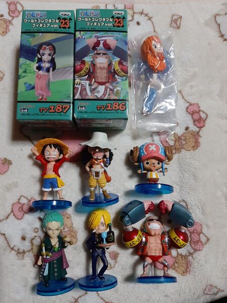 ワンピース vol.23 25 麦わら一味 フルコンプリート ルフィ ゾロ サンジ ナミ ワーコレ ワールドコレクタブル WCF