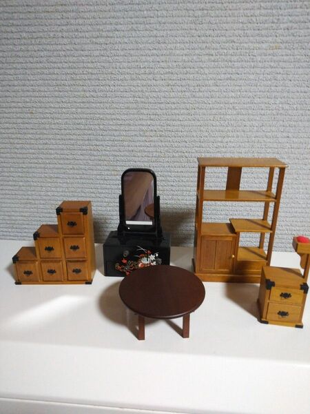 和風ドールハウス向きミニチュア和風家具 小物