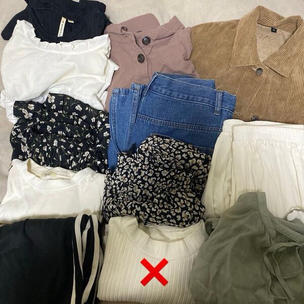レディース 服 おまとめセット 11点 トップス スカート ブラウス カットソー 長袖 半袖 福袋