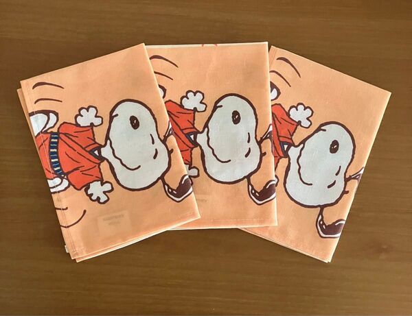 SNOOPY スヌーピー ランチョンマット 3枚 ランチクロス ふきん お弁当包み 敷物 など PEANUTS