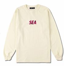 新品　未使用　WIND A SEA SEA(foil) L/S T-SHIRT / IVORY (CS-208) サイズL wind a sea ウィンダシー_画像1