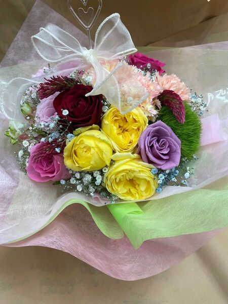 生花お任せミックスバラアレンジ