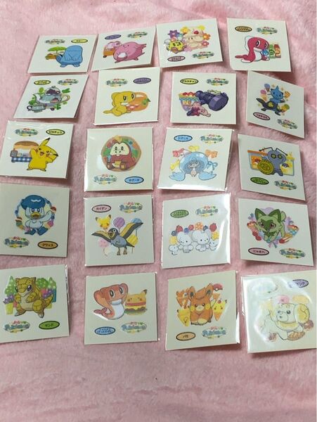 ポケモン ポケモンパン デコキャラシール 210弾 20種 コンプ
