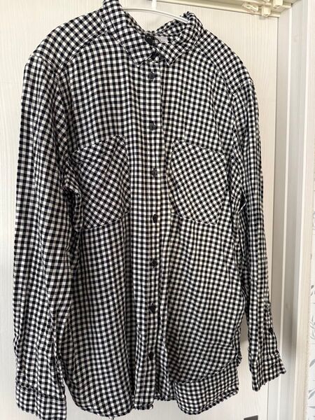 H&M レディースシャツ チェックシャツ サイズXL 長袖 シャツ チェック