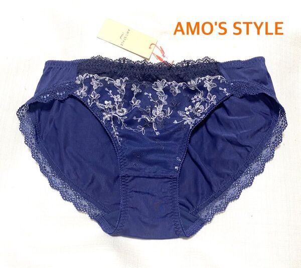 トリンプ AMO'S STYLE ブルーミングブーケレギュラーショーツ M ネイビー【ラスト1点のみ☆☆】