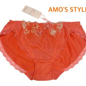 トリンプ AMO'S STYLE カラーバーストレギュラーショーツ M オレンジ 定価2,090円【ラスト1点のみ☆☆】