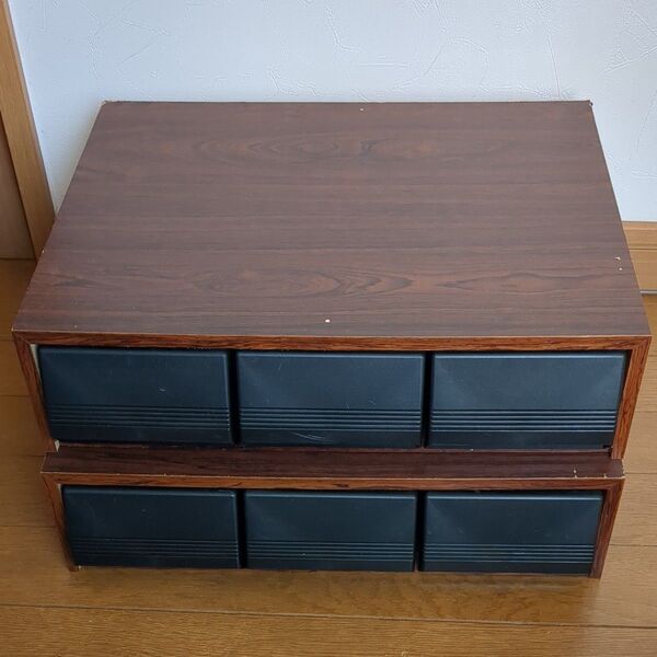 ジャンク品 カセットテープ ラック 2個同品セット