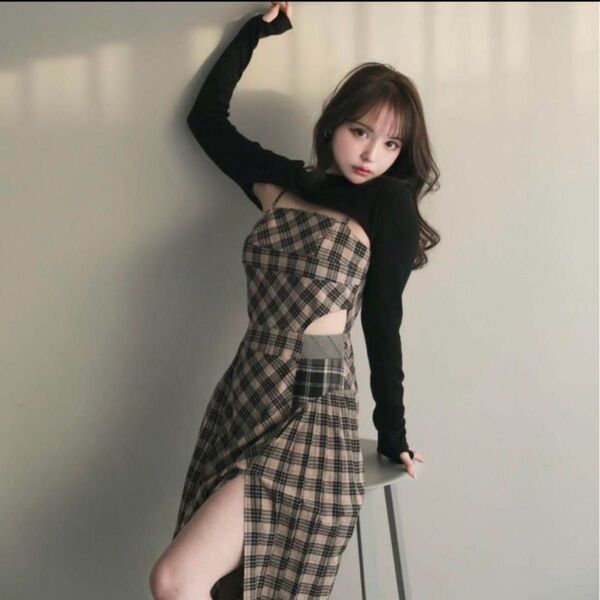 andmary belle checked dress