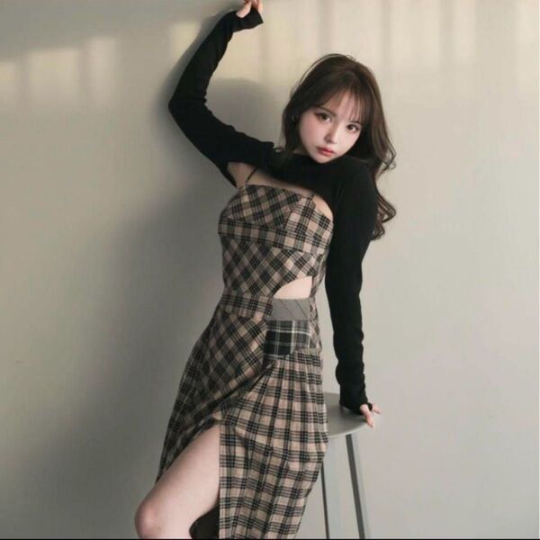 andmary belle checked dress