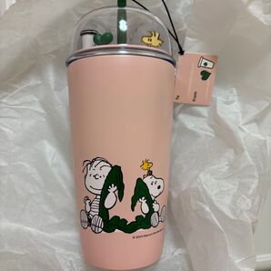 スヌーピー スターバックス PEANUTS スタバ タンブラー ピンク