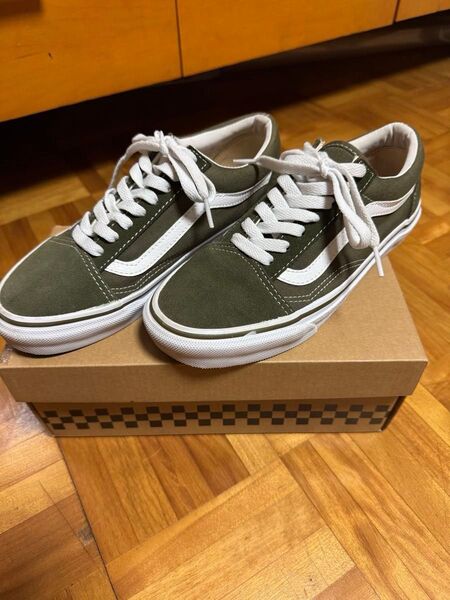 VANS オールドスクール 23.5cm Grown カーキ