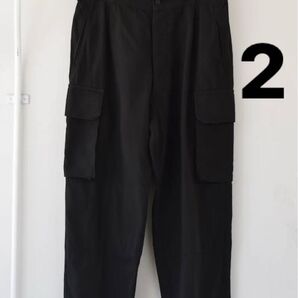 COMOLI 22SS ブラック 6ポケットパンツ フランス軍 M-47