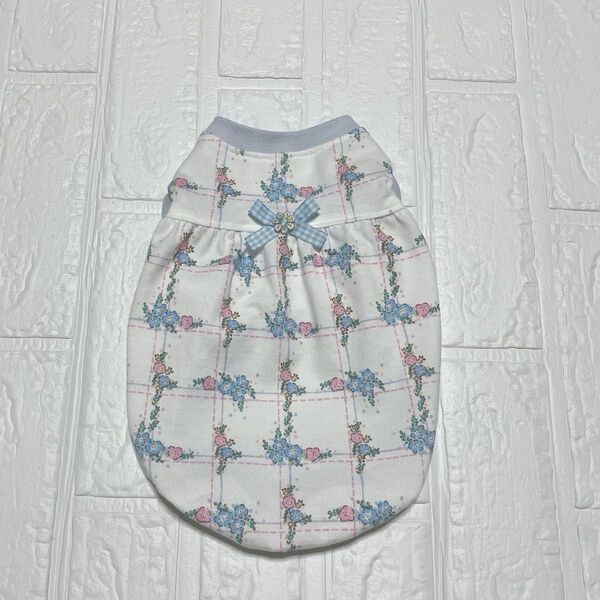犬服ハンドメイド バルーンワンピースSS