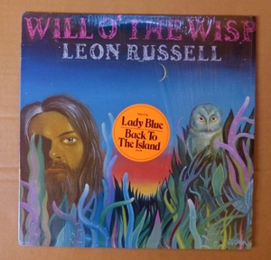 LEON RUSSELL「WILL O’ THE WISP」米ORIG [初回SR規格SHELTER] ステッカー有シュリンク美品