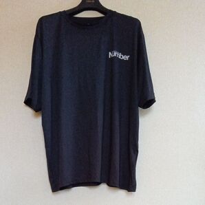 メンズLLサイズ Numberサラサラ Tシャツ ブラック