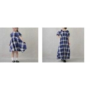 F 100 プティマイン プティマインリアン 親子コーデ リンクコーデ おそろい 新品 ワンピース チェック