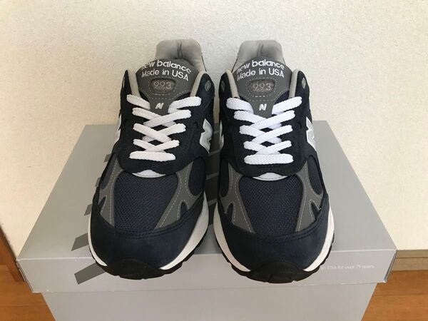 未使用 NEW BALANCE MR 993 NV ニューバランス 993 ネイビー 28㎝ ニューバランス公式納品書