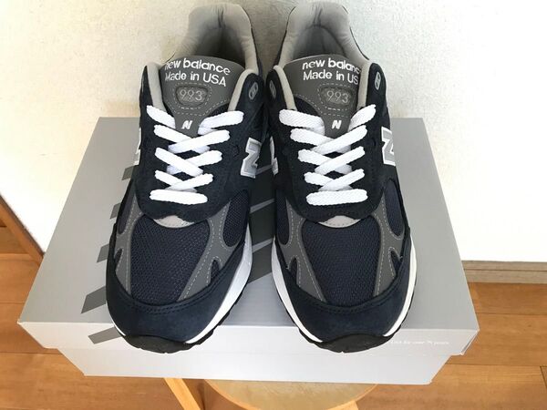 未使用 NEW BALANCE MR 993 NV ニューバランス 993 ネイビー 28㎝ ニューバランス公式納品書