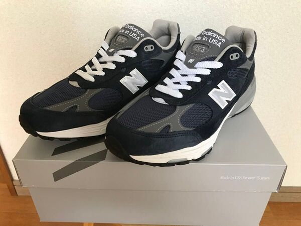 未使用 NEW BALANCE MR 993 NV ニューバランス 993 ネイビー 28㎝ ニューバランス公式納品書