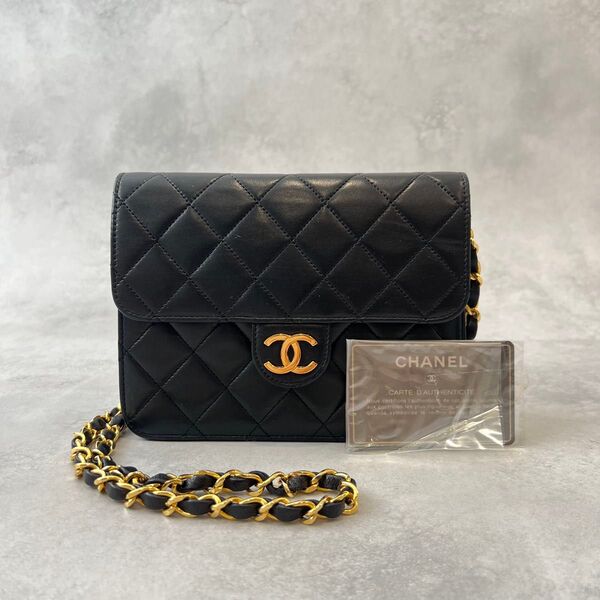 正規品 CHANEL Vintage シャネル ヴィンテージ ミニマトラッセ ココマーク チェーンショルダー