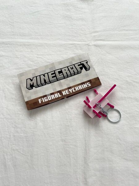 マインクラフト フィギュア キーチェーン ウーパールーパー マイクラ