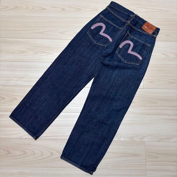 【美品】EVISU エヴィス NO.2 2001 赤耳 ピンク刺繍 ピンクカモメ デニムパンツ ジーンズ ジーパン エビス