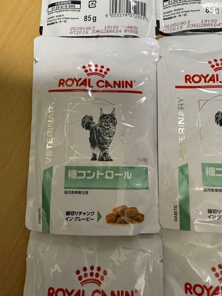 ロイヤルカナン 糖コントロール パウチ 85g×80個 まとめ売り 猫用 糖尿病 療法食 ウェット