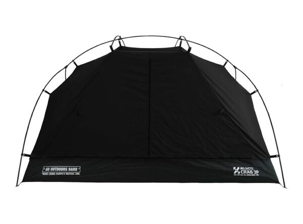 CAMVIL CRAB2P(ブラック) インナーテント+レインフライセット 1回使用のみ 美品