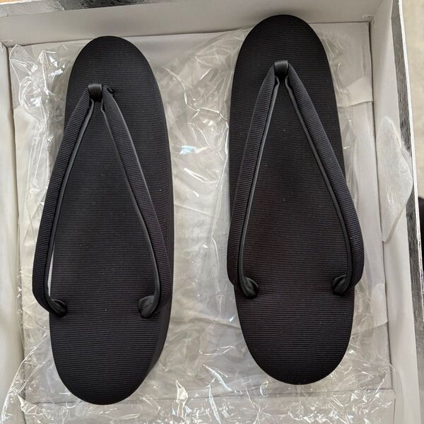 和装 大阪高級やさしみ 草履 しつけ付き 24cm 黒 ブラック 着物 和装 礼装