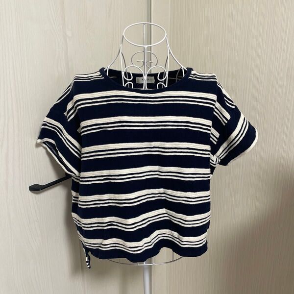 ★薄手となら2点で500円 汚れあり beams heart ボーダーカットソー サイズ不明