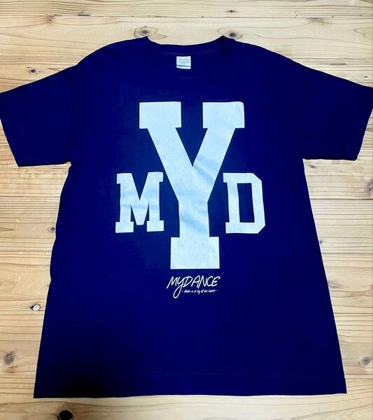 MY DANCE ロゴTシャツ ネイビー M