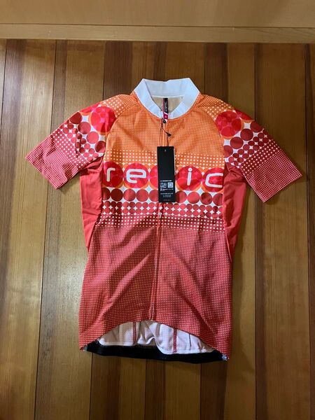 新品reric 吸水速乾 透湿 UV ASTERIA&マグヌスメッシュ サイクルジャージ メンズS