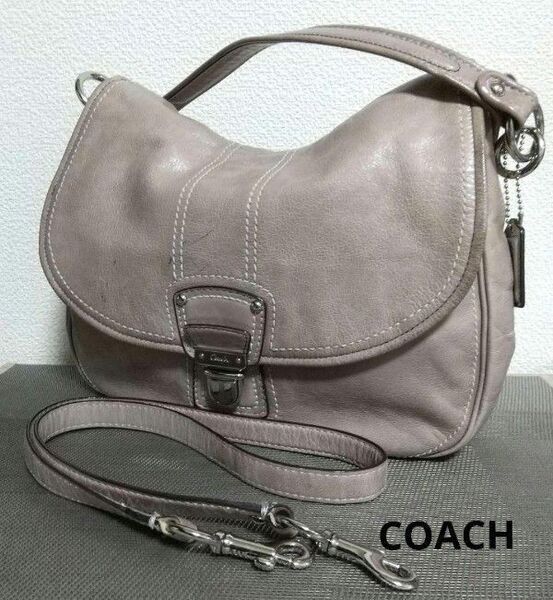 COACH 2way レザー ショルダーバッグ コーチ