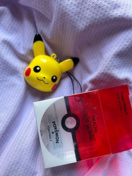 *ピカチュウ ポケットリップバーム ピンク系 TONYMOLY